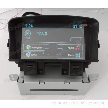 in-Dash Car Kit Monitor Auto Audio Stereo Multimedia Entertainment DVD Player for Chevrolet Cruze with GPS Navigation (C7032CC)